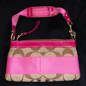 Authentic Coach Signature Wristlet